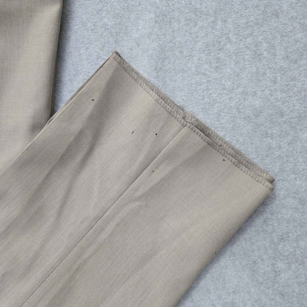 Corbin CRX Pants Mens 38 Regular Wool Pleated Dress Slacks Unfinished‎ Hem New